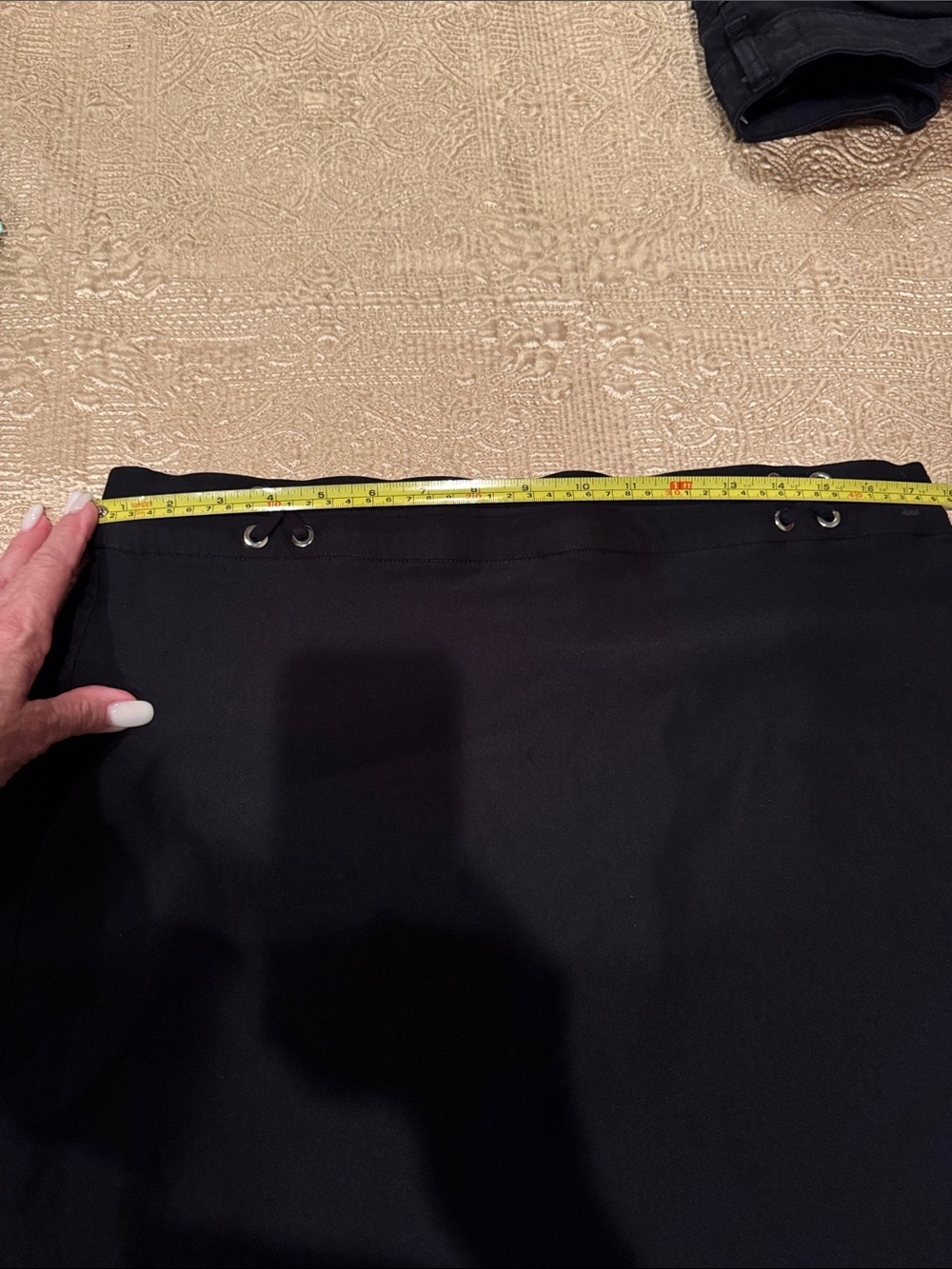 Classic Black Women's A-Line Skort - Picture 8 of 8